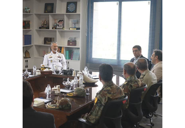Joint meeting of the President of Ferdowsi University of Mashhad with Rear Admiral Habibollah Sayyari